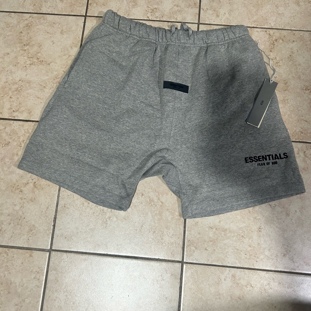 Fear of God Gray Athletic Shorts